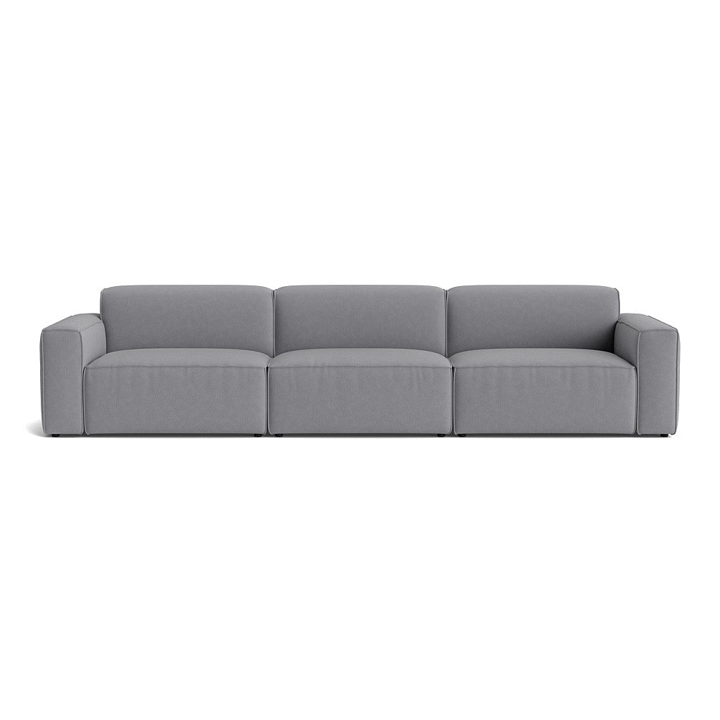 Element Roomy modulsofa i grå farve med moderne design og komfortable linjer.