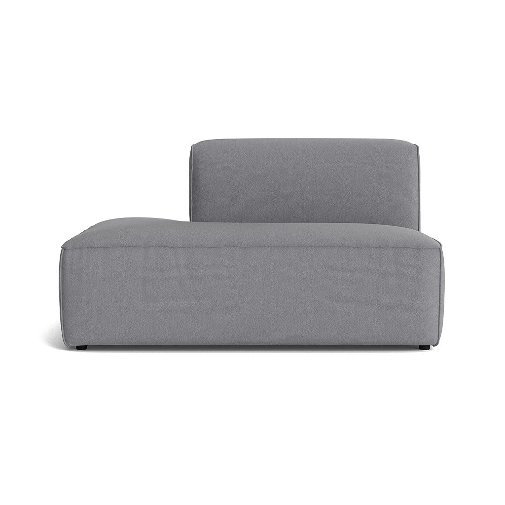 Open end modul til Element sofa i grå stof, der tilbyder fleksibilitet og stilfuldt design.