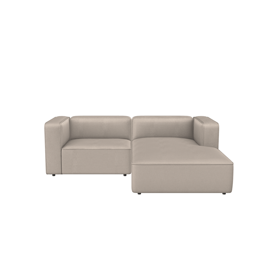 Create Roomy modulsofa med chaiselong, dansk design, produceret i Europa, perfekt til stilfuld og komfortabel indretning.