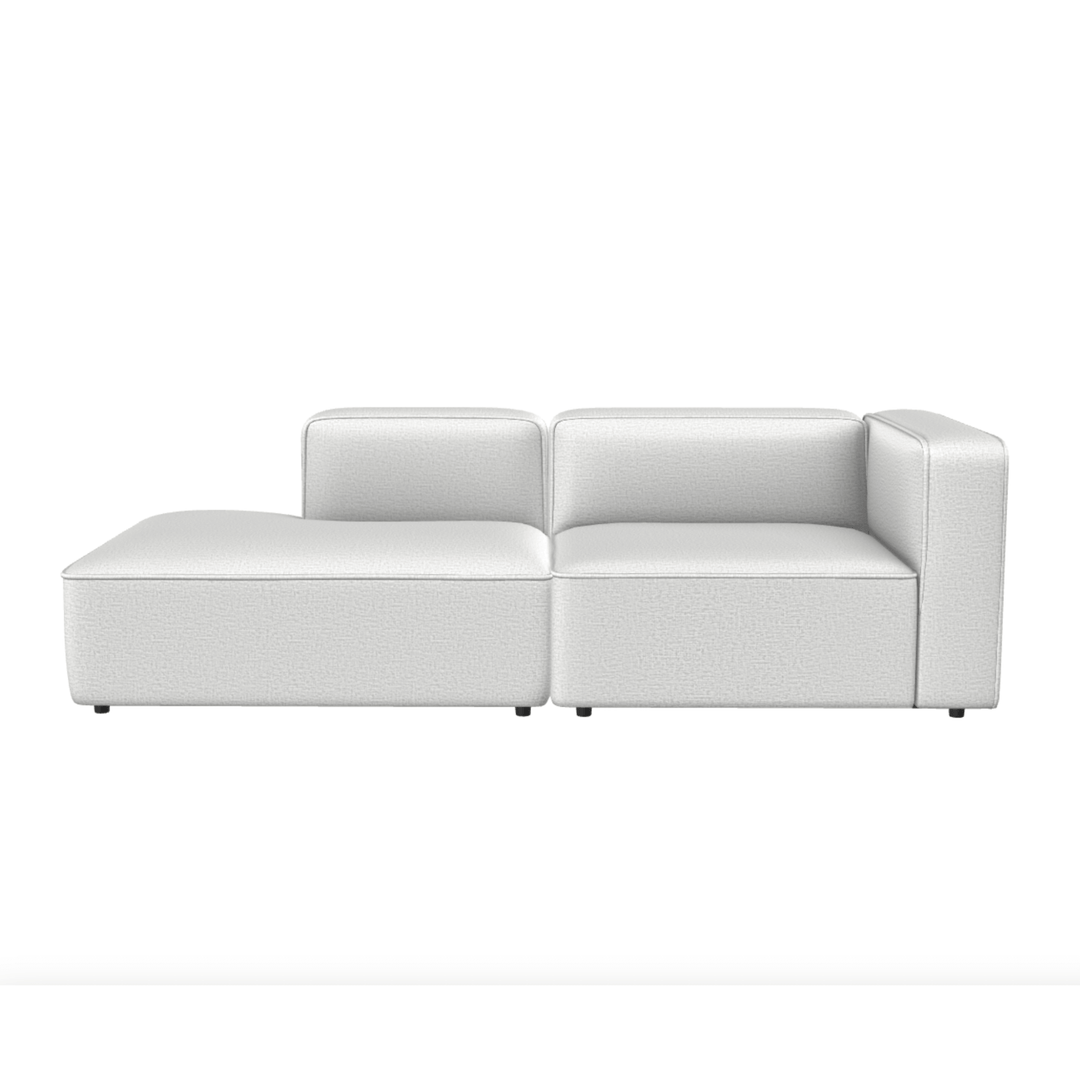 Create Roomy modulsofa i hvidt, minimalistisk design, produceret i Europa med høj komfort og dansk design.